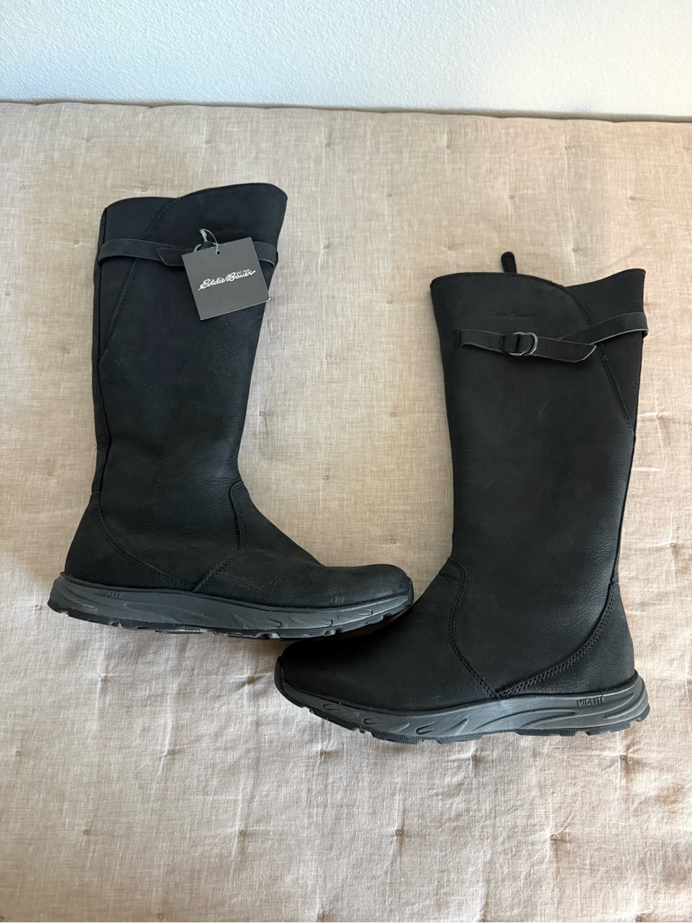Eddie Bauer Lodge Boots in Black Size 8